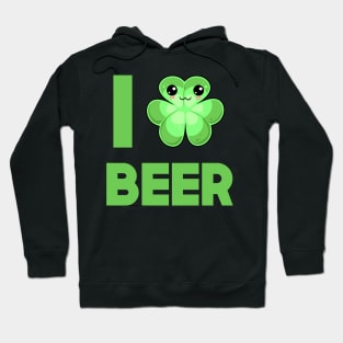St Patricks Day I Clover Beer Kawaii Cute Hoodie